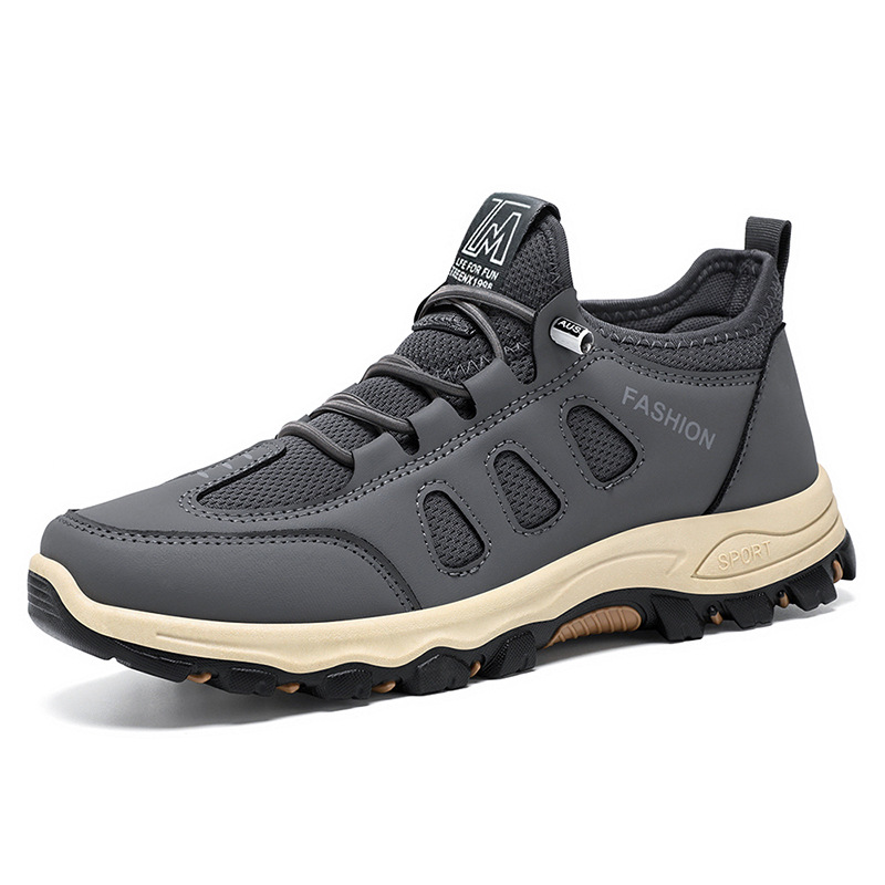 men's shoes autumn cross-border sneakers wholesale large size non-slip travel shoes daddy's shoes for middle-aged and elderly people outdoor climbing boots full figure