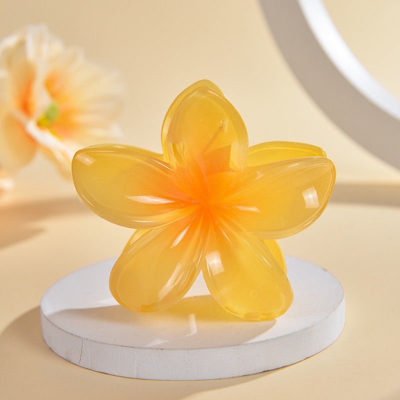 cross-border amazon bauhinia egg flower barrettes female back head updo hair claw shark clip hairpin accessories hair accessories Specification drawing