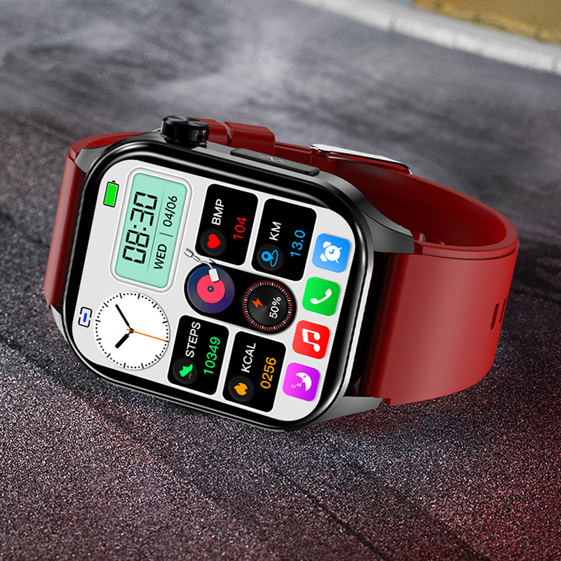 ET580 smartwatch Bluetooth call mini-game Health monitoring Smart bracelet Sports watch Cross-border New model full figure