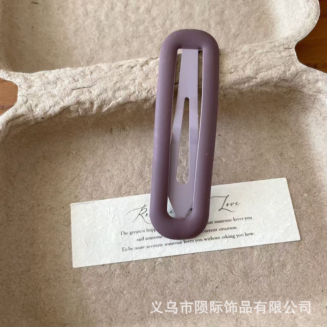 japanese and korean matte texture color bb clip practical all-match bang clip barrettes girl heart side shredded hair side clip hair accessories details Picture