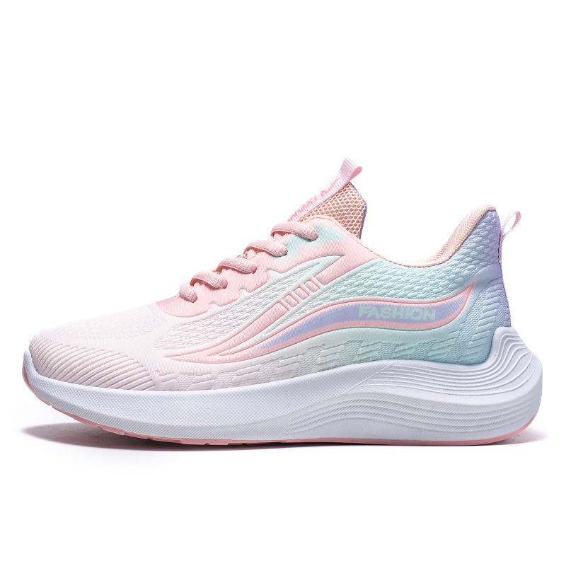 2025 women's new shoes for spring soft bottom not tired feet pumps casual all-matching running shoes comfortable breathable sneakers for women Specification drawing