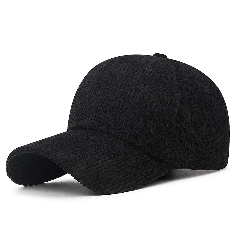 hat women's autumn and winter new korean style all-matching peaked cap corduroy solid color sunshade baseball cap men cross-border foreign trade Application Scenario