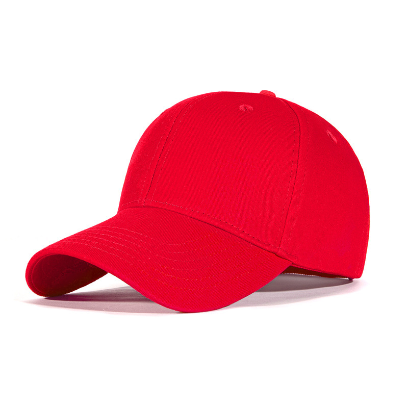 autumn and winter new pure cotton hard top peak cap women's all-match big head circumference hat korean big brim baseball cap men's custom Application Scenario