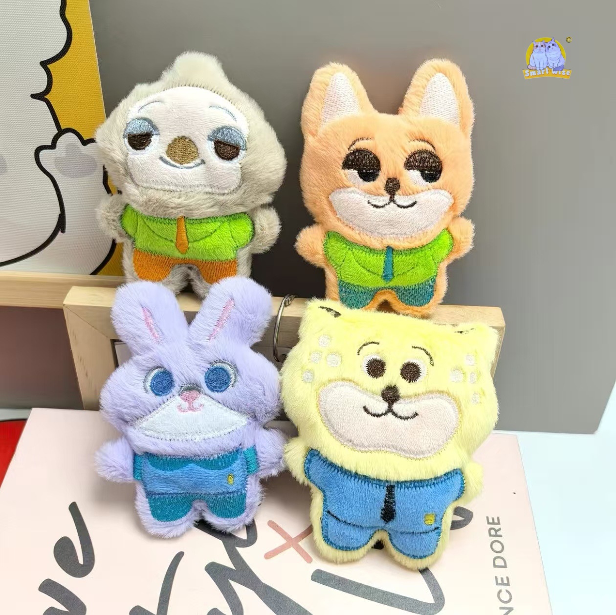 Best-selling cute and crazy Zootopia plush pendants, rabbit Nick figurines, keychains, clothing accessories and accessories details Picture