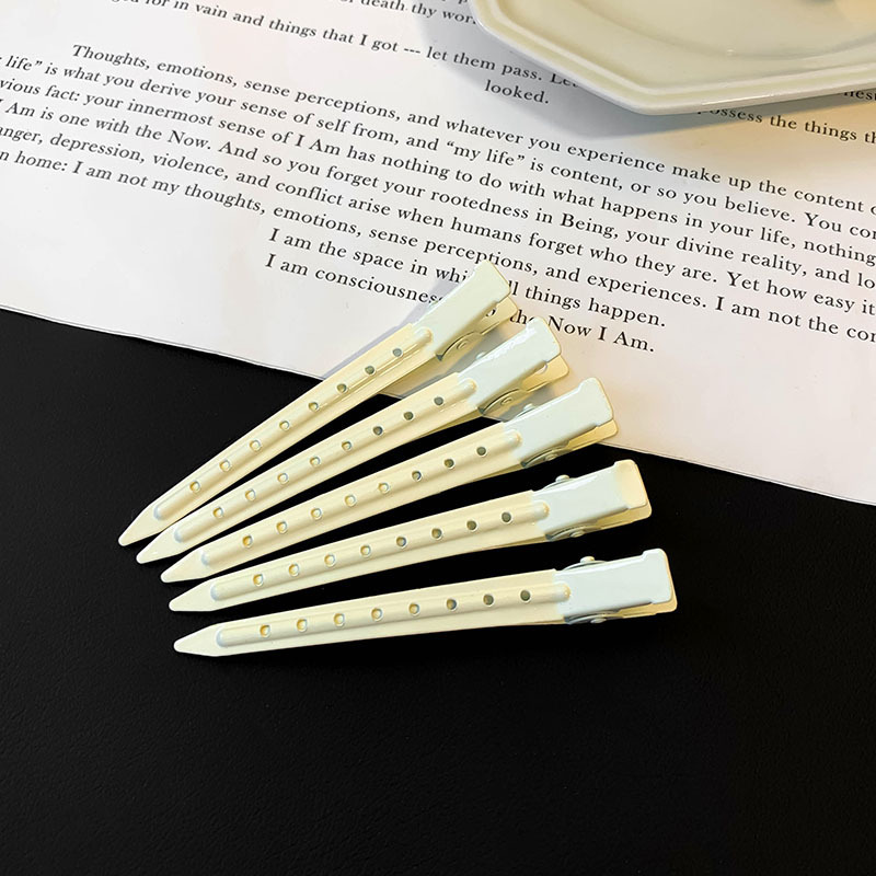 hair root fixed fluffy tweezers beauty hairpin studio make-up artist hair styling duckbill clip positioning partition barrettes Application Scenario