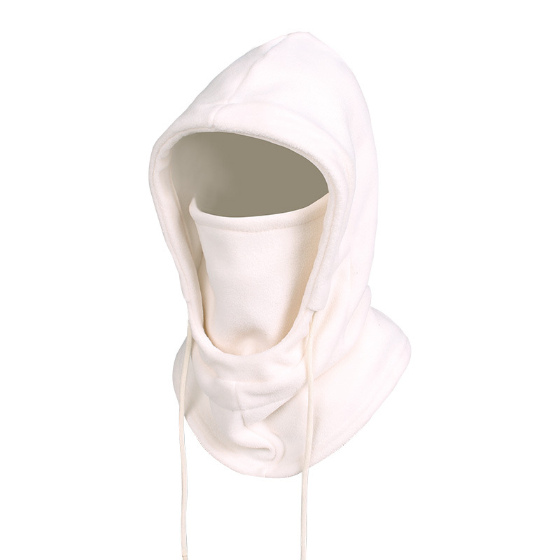 winter warm hat men's face protection face mask scarf wind-proof and cold protection one-piece fleece hood cycling skiing sleeve cap Application Scenario