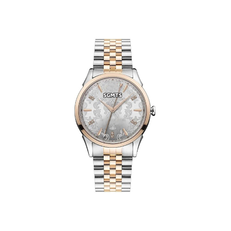foreign trade popular style collection queen mother ice crushing blue watch new snake bone metal quartz saturn small golden watch women's watch Application Scenario