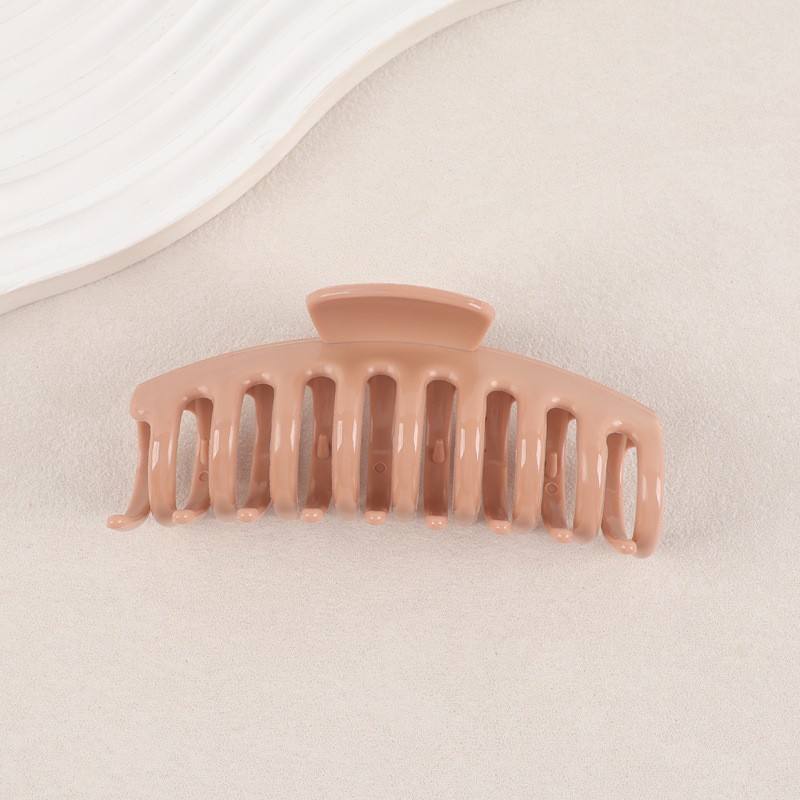 soft rubber shark clip silica gel hairpin hairpin soft anti-collision protection back head clip hair drop-resistant durable hair accessories grip details Picture