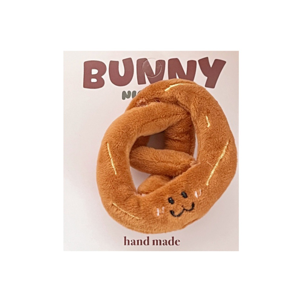 spring and summer cute cartoon bread sugar-coated haws on a stick plush barrettes girl versatile bangs side clip hairpin hair ornaments Item Picture