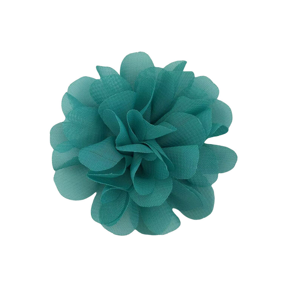 cross-border 5cm children's chiffon flower barrettes girl princess half cloth wrapper double fork hairpin cute baby side clip headdress Application Scenario