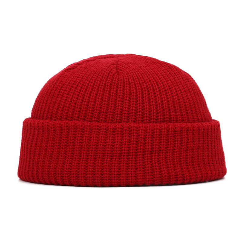 hat couple autumn and winter thin foreign trade hat knitted hat men and women warm pullover cap women beanie hat melon peel chinese landlord hat full figure