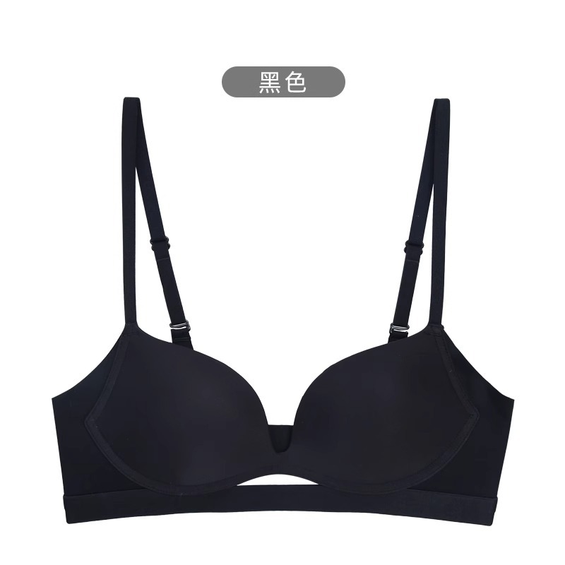 seamless underwear women's small chest push up big wireless bra breast holding anti-sagging sexy bra summer thin Item Picture