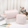 portable cosmetic bag floral cotton skin care products personal hygiene bag large capacity change lipstick monthly tampon storage bag full figure