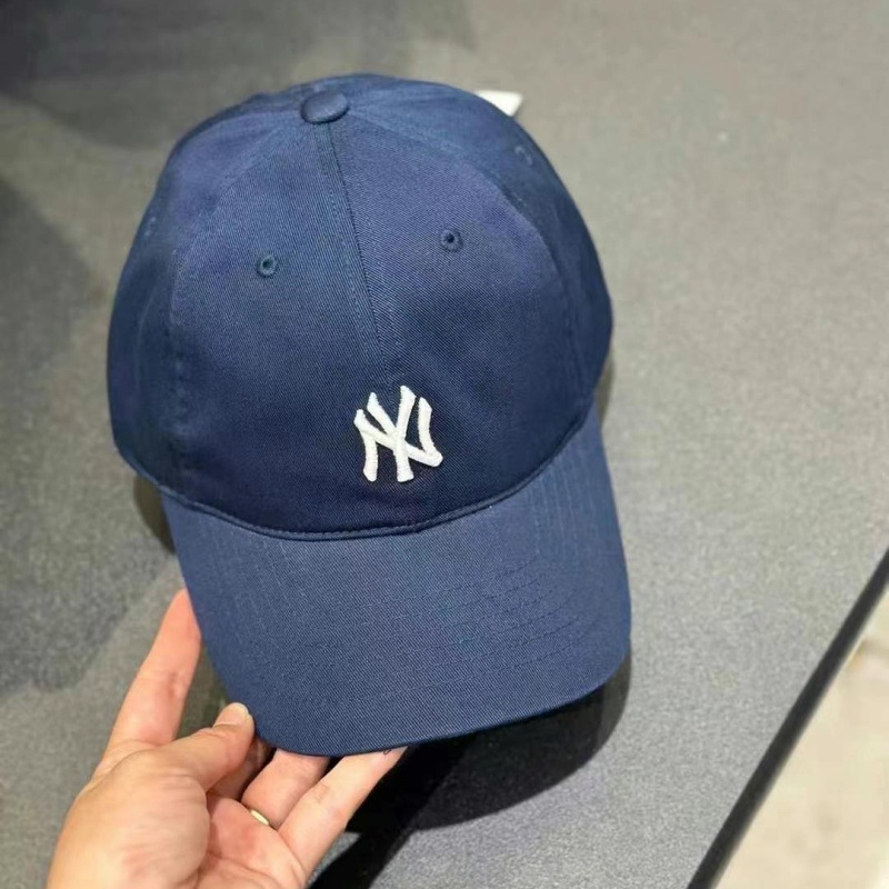 mlb korean baseball hat cp77ny yankees soft top small icon  peaked cap tide spring sun protection sun shade 66 Item Picture
