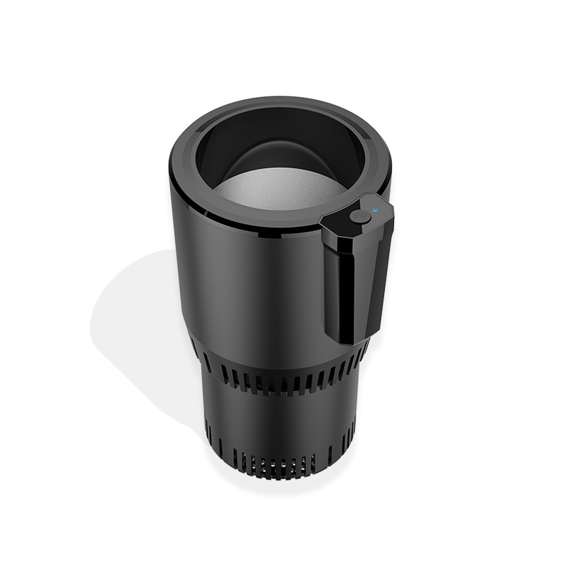 cross-border smart car chilling heating cup on board cooling and warming cup chilling heating cup screen display mini mini car fridge household refrigeration heating Specification drawing
