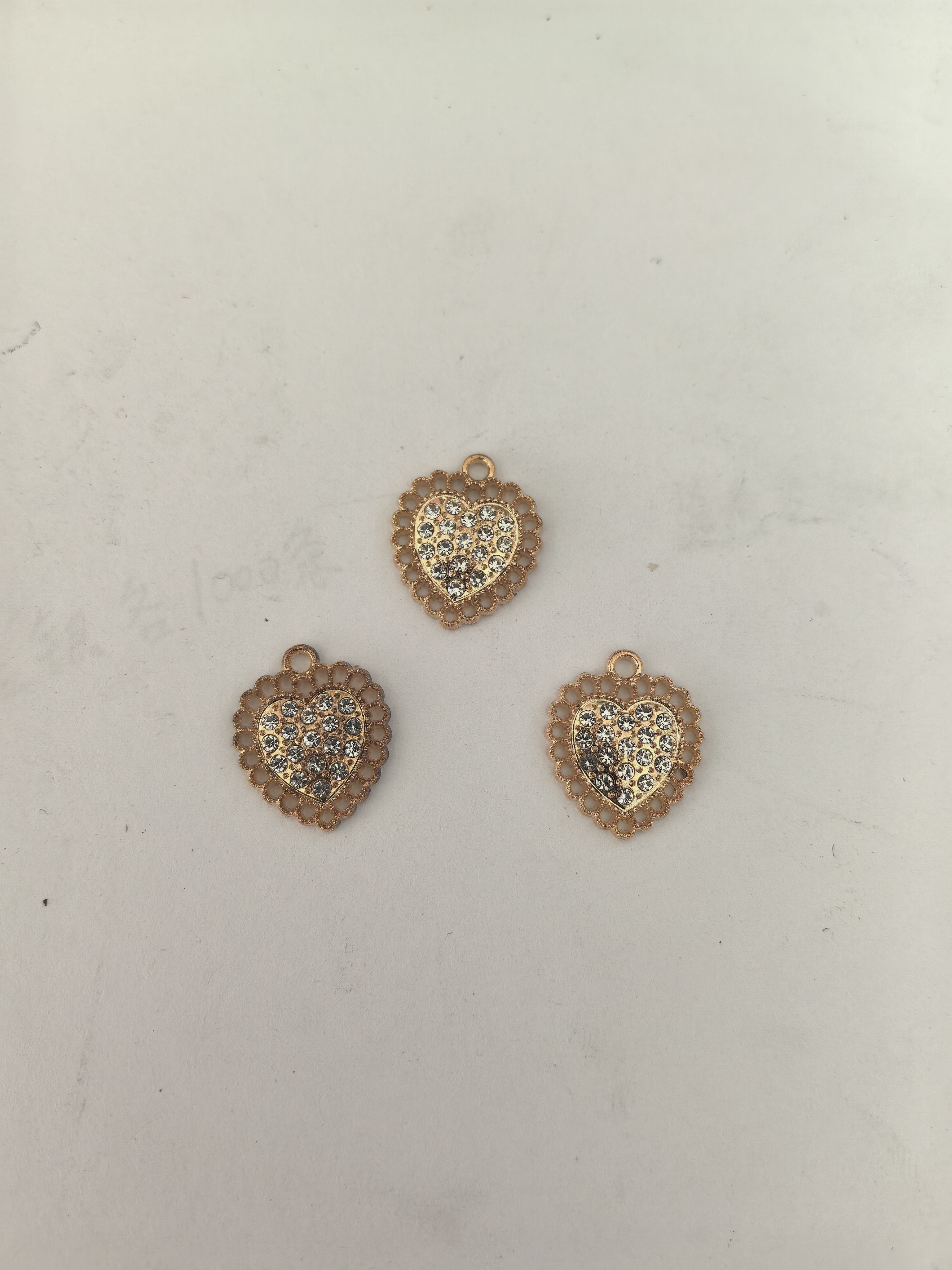 跨境热销爱心天鹅耳环吊坠书单吊环饰品挂件DIY项链手链配件批发 详情图4