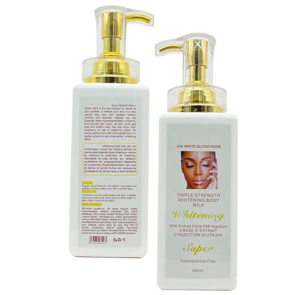24 Gold K Body Milk Triple Strength Cream and Body Lotion 