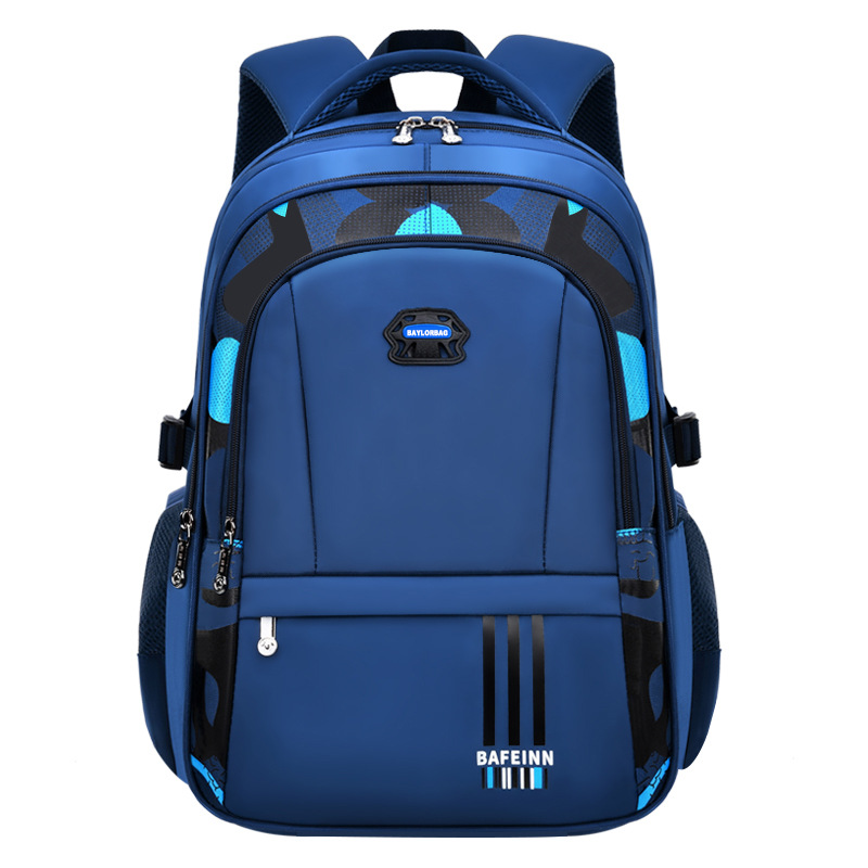 new high school student schoolbag men's lightweight casual children large capacity backpack for grade 1-3-6-9-12 Item Picture