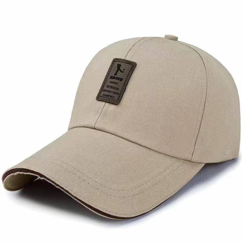 hat men's new style spring and autumn baseball cap canvas peaked cap wholesale outdoor broad-brimmed hat four-season hat leisure wholesale Specification drawing