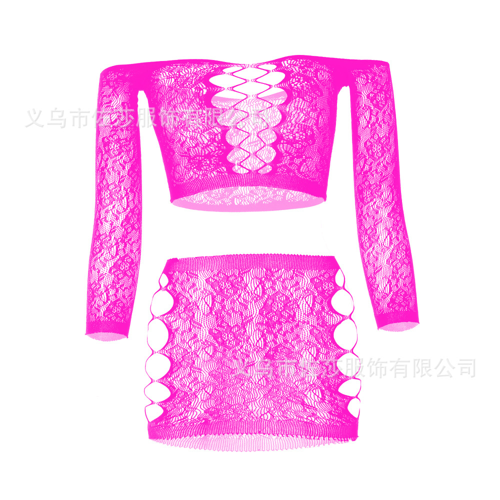 2023 summer new european and american ins tube top lace stitching sexy cross-border underwear set w556 full figure
