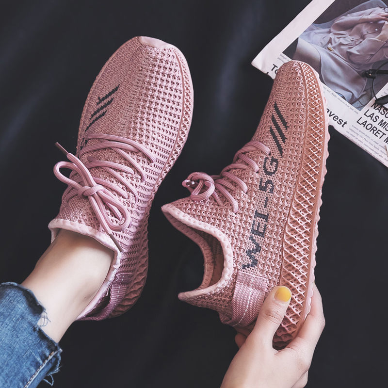 [wholesale collection] sports shoes women's casual sports shoes spring and summer soft bottom student shoes running shoes low top women's shoes details Picture