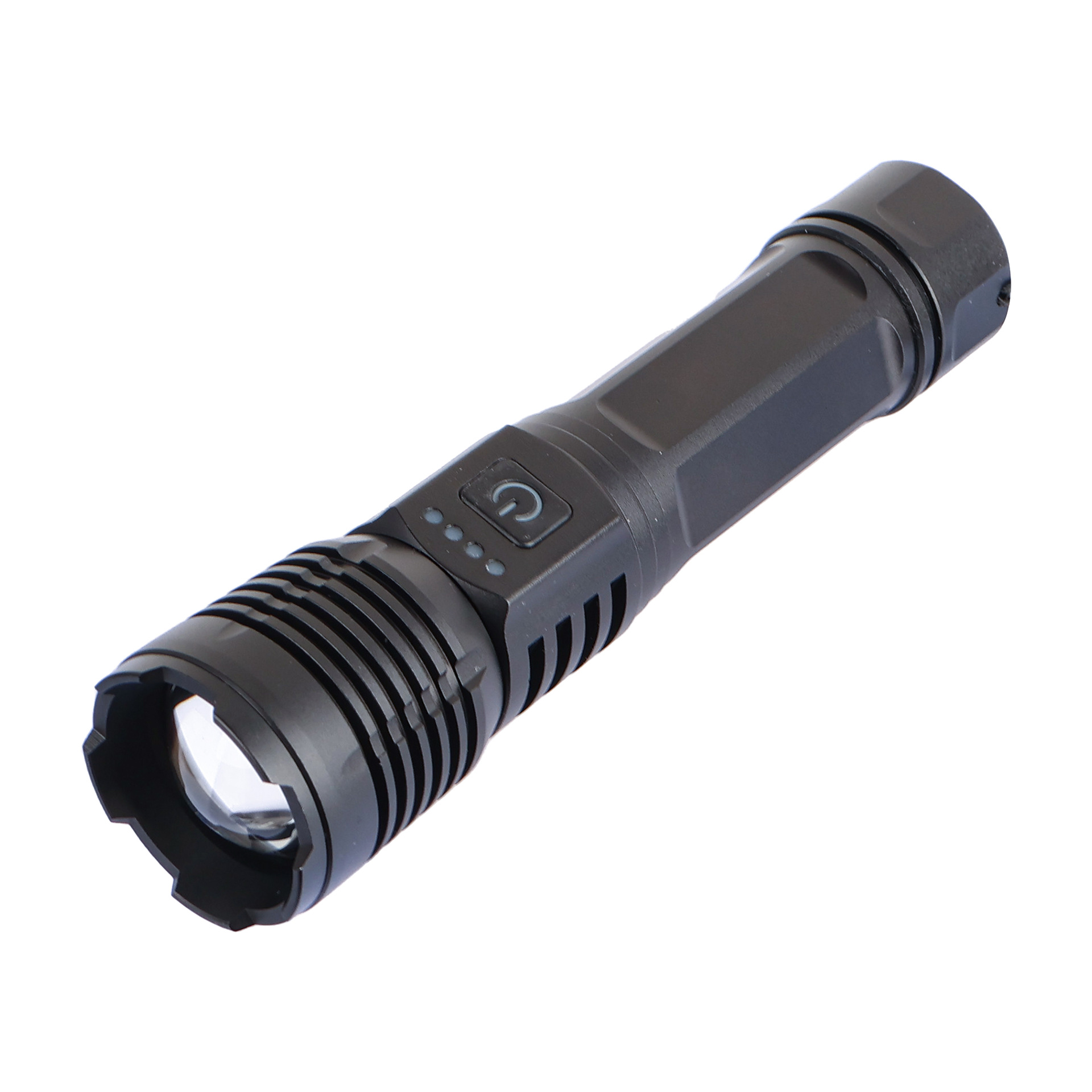 leopard power torch p50 super bright long-range charging portable small outdoor zoom multi-function searchlight flashlight full figure