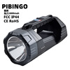 temu new solar searchlight strong light lighting portable portable flashlight outdoor multifunctional lighting lamp details Picture