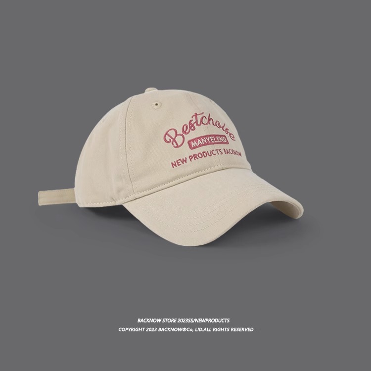 hat women's 2024 new summer baseball cap small face peaked cap original american retro easy matching soft top full figure