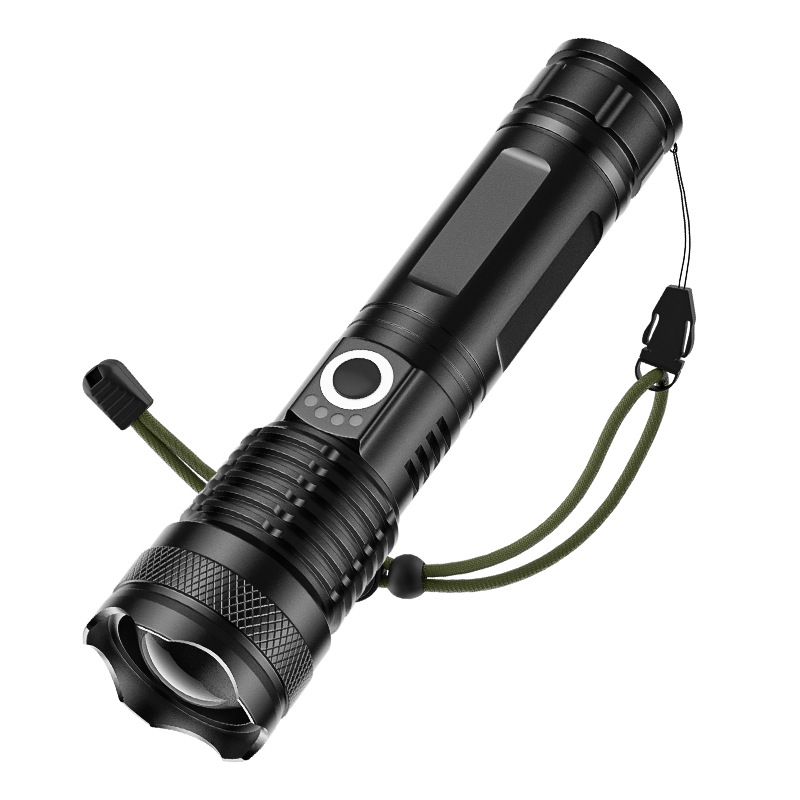 leopard power torch p50 super bright long-range charging portable small outdoor zoom multi-function searchlight flashlight Specification drawing