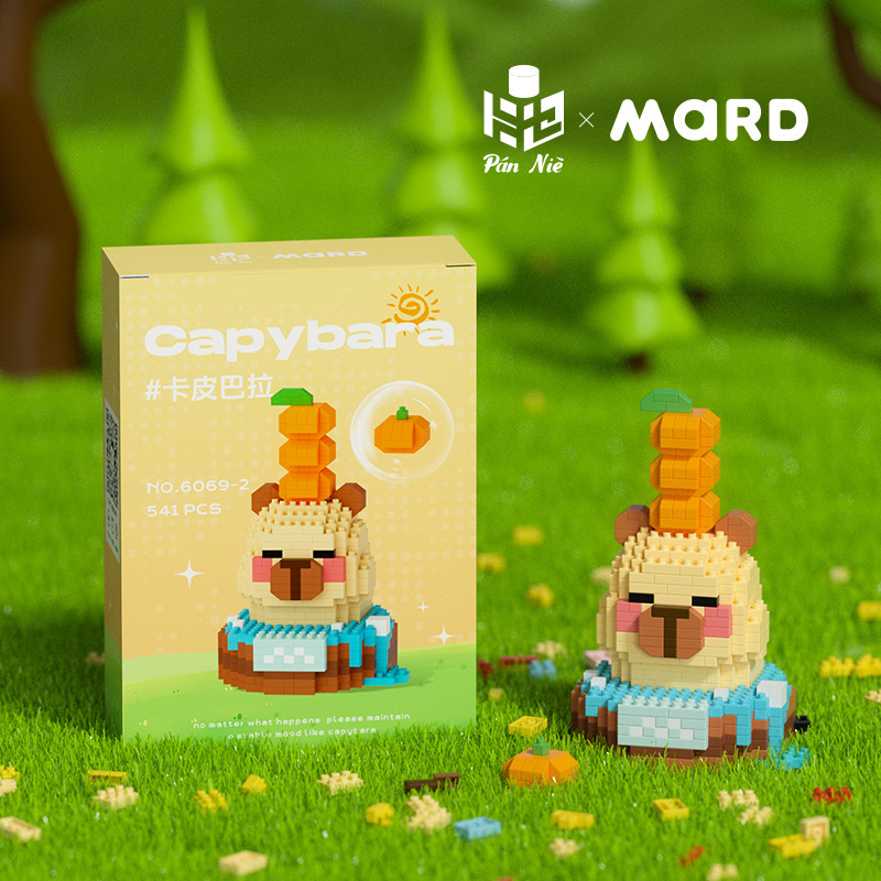 compatible with lego capabala water guinea pig toy god of wealth blessing hand gift god of wealth dolphin educational toy building blocks Application Scenario