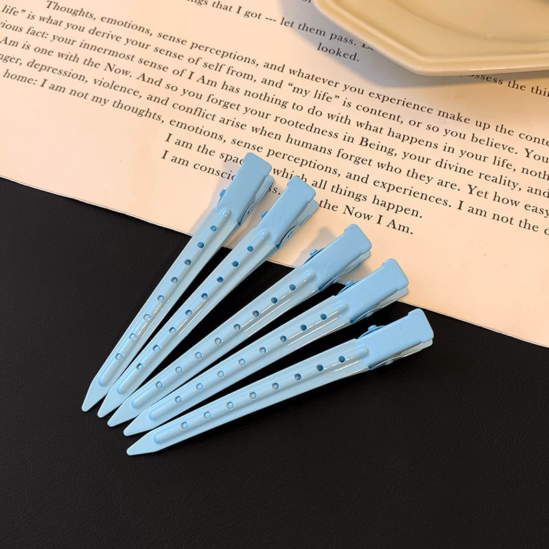 hair root fixed fluffy tweezers beauty hairpin studio make-up artist hair styling duckbill clip positioning partition barrettes details Picture