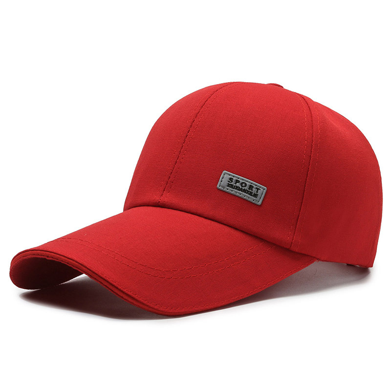 baseball cap men's sun hat sun protection sun protection fishing men's canvas lengthened along hard top peak cap baseball cap Specification drawing