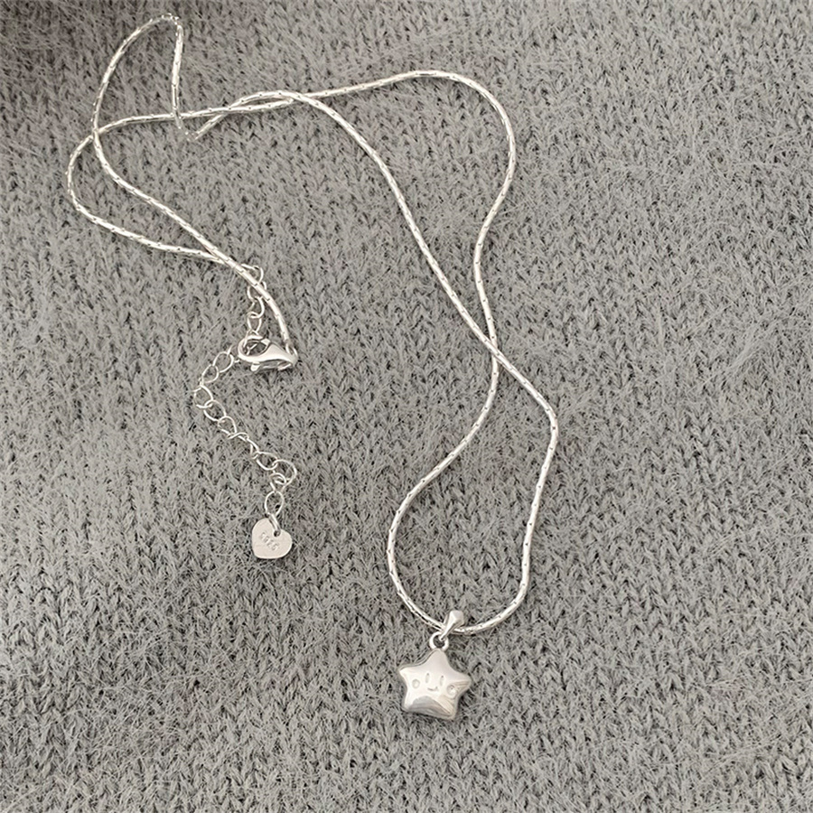 li luoxin s925 sterling silver pearl necklace accessories women's non-fading light luxury high-grade all-match clavicle chain wholesale Specification drawing