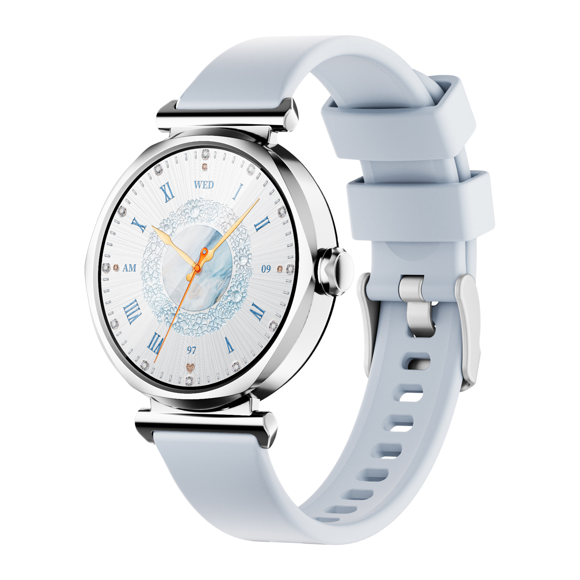 amazon hot women's smart watch gtr4 sports watch living body recognition heart rate monitoring smart bracelet details Picture