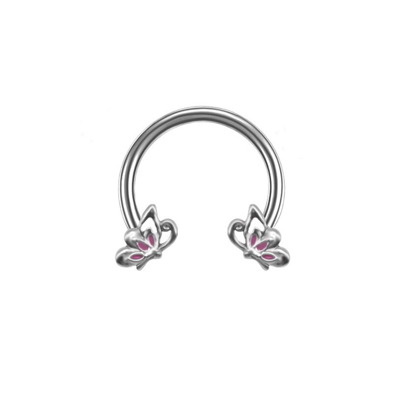 Silver jewelry, umbilical nails, half-hole soft clay diamond ball tray decorations, fashionable and individual girls' accessories, pendant pieces detail image 10