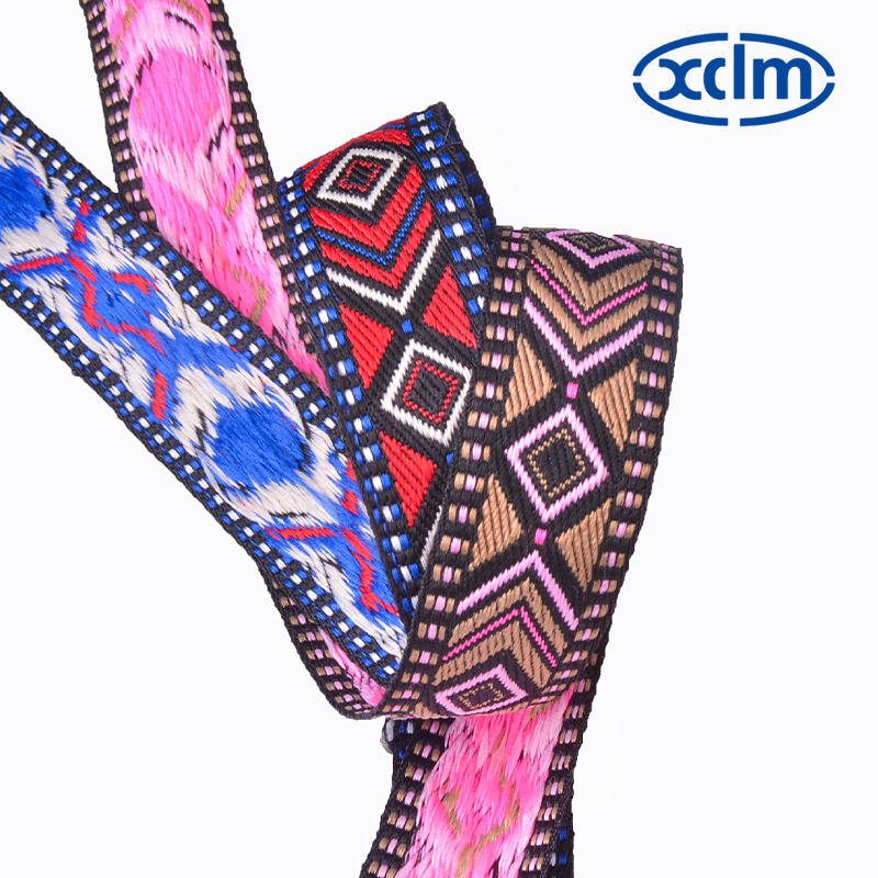 Wholesale of popular ethnic-style computer jacquard webbing and small chanel-style colored lace accessories from a manufacturer pic 4