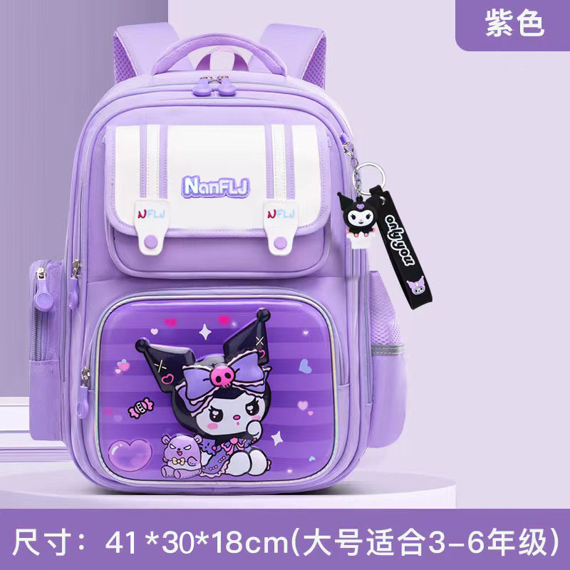 2024 new burden reduction large-capacity backpack primary school boys and girls grade 1-6 spine protection burden reduction schoolbag Item Picture