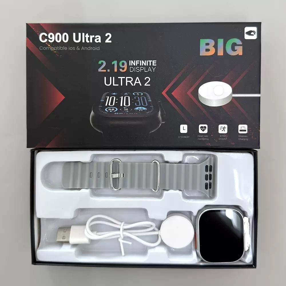 source factory c900ultra2 smart watch huaqiang north s9ultra2 bluetooth calling men's sports watch details Picture