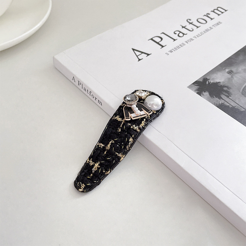 korean ins popular style does not hurt hair classic style temperament bb clip barrettes camellia bangs side hair clip for broken hair barrettes headdress Item Picture