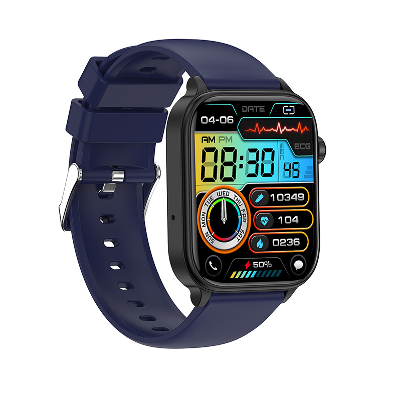 et570 smart watch heart rate body temperature bluetooth calling stopwatch calculator step counting sports watch cross-border new arrival Item Picture