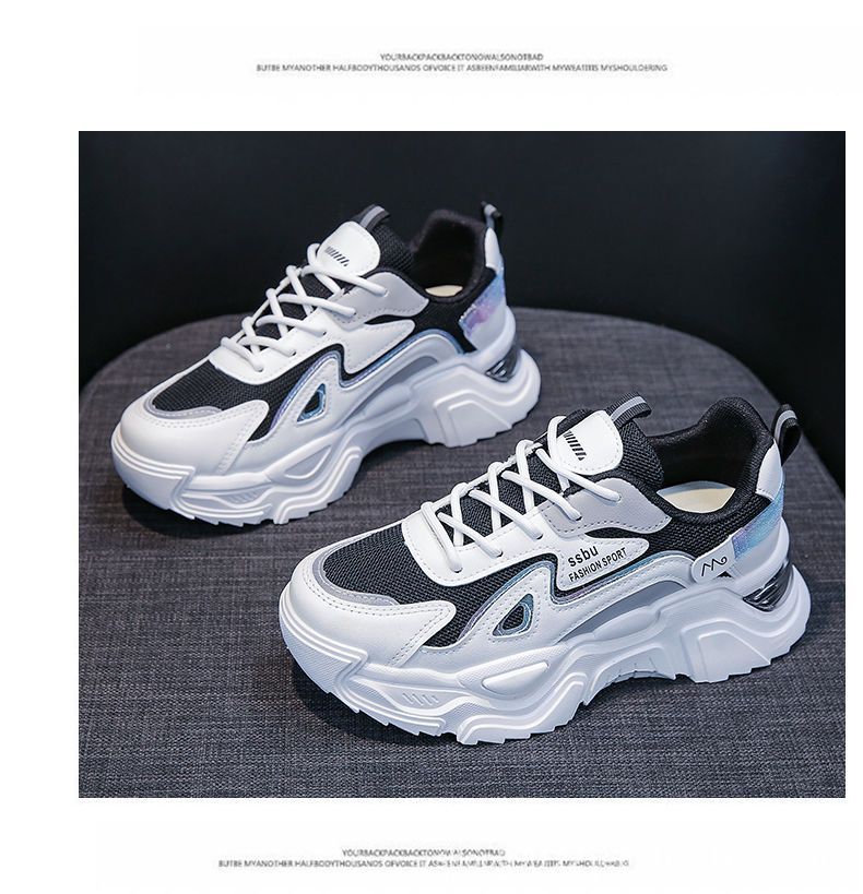 dad shoes women's 2025 spring and autumn new popular ins thick bottom all-match increased internet celebrity casual sports shoes Application Scenario