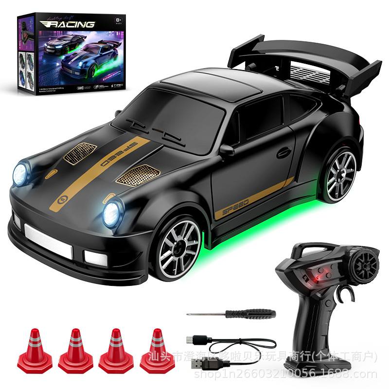 cross-border new 1:64 desktop mini rc remote control car four-wheel drive full-scale drift racing children remote control toy car Application Scenario