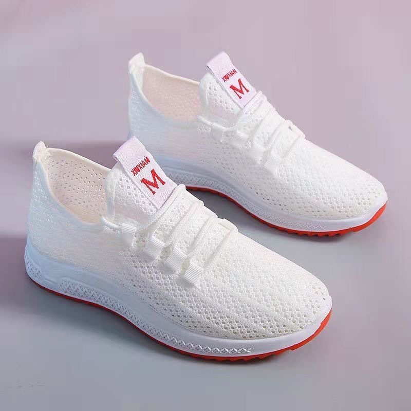 summer white shoes women's mesh sneakers women's shoes nurse women's shoes home summer mesh shoes women's hollow breathable Application Scenario
