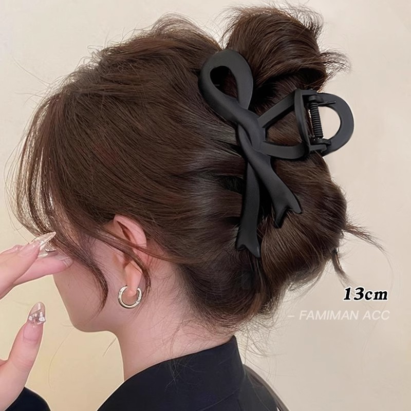 barrettes women's back head 2025 new grip large shark clip high sense hair claw hair clip barrettes sub headdress hairpin Item Picture