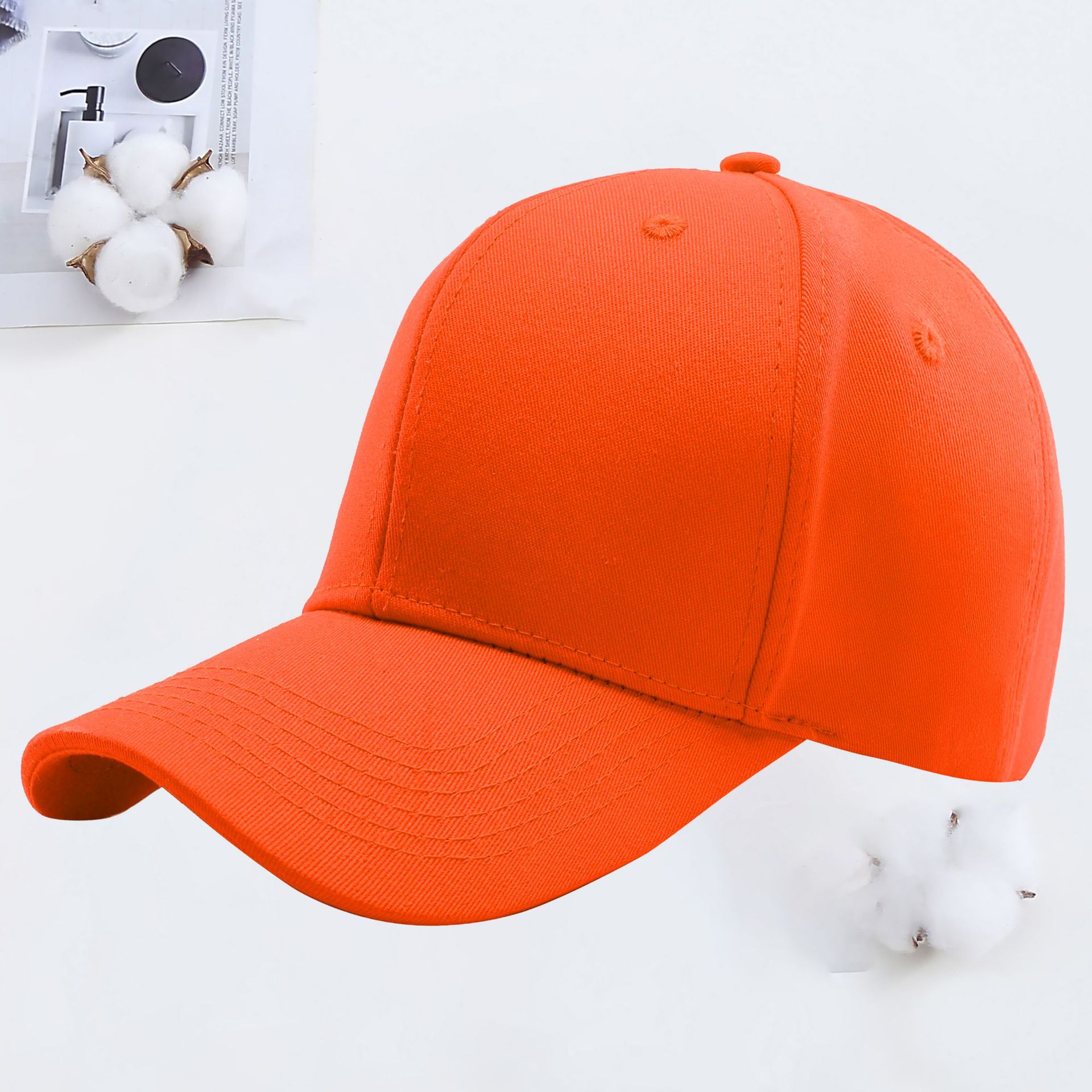cotton baseball cap custom logo embroidery printing boy and girl sunshade hat custom advertising sun-proof peaked cap wholesale Application Scenario