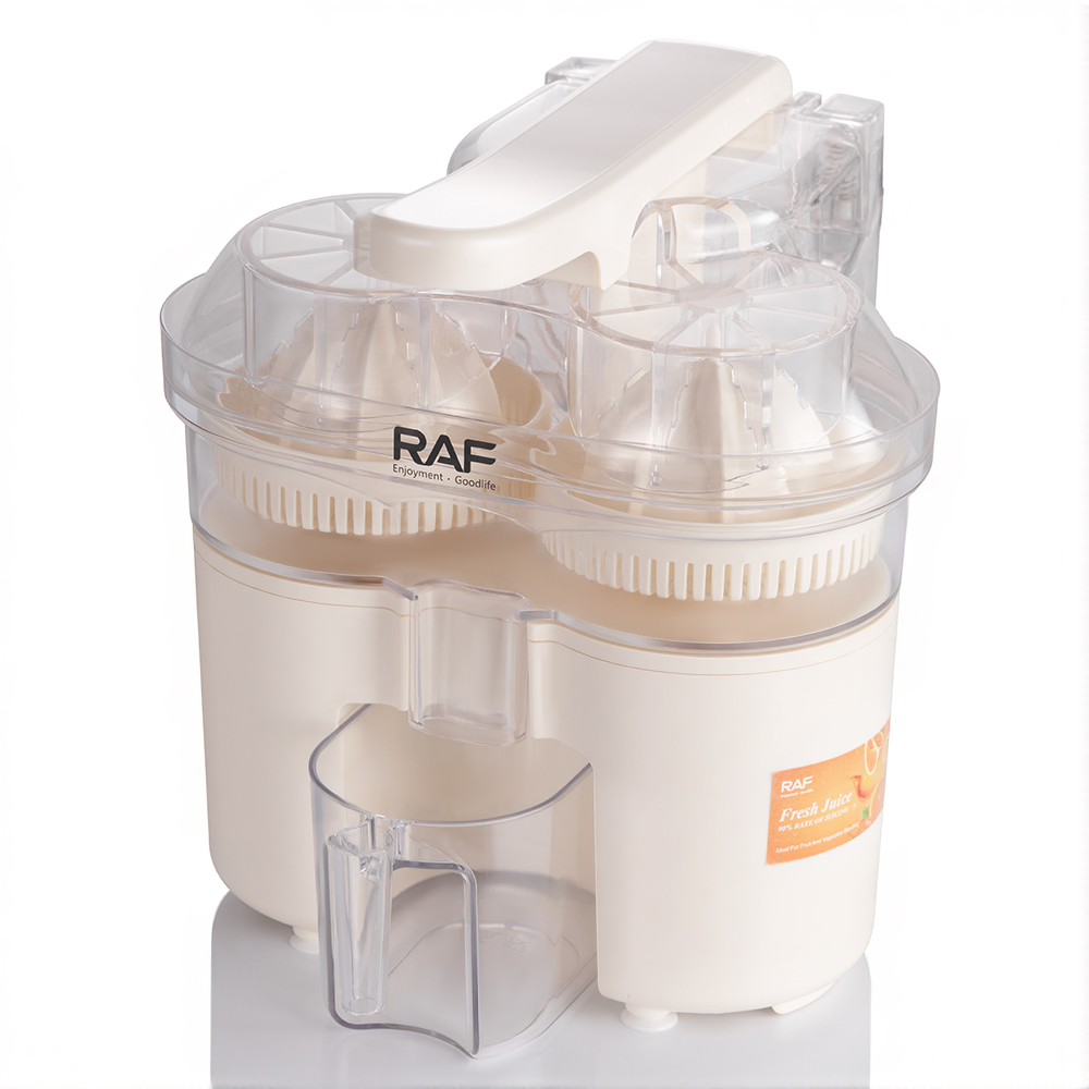 RAF Cross-border new double-head juicer, automatic orange juicer with juice separation, portable juicer, USB charging, portable for home use Specification image