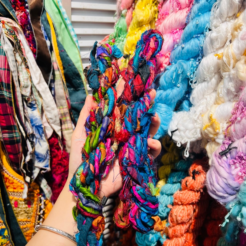 Rope and thread materials in stock: 72 # silk thread, braided rope, beaded elastic thread, DIY handmade materials Application Scenario