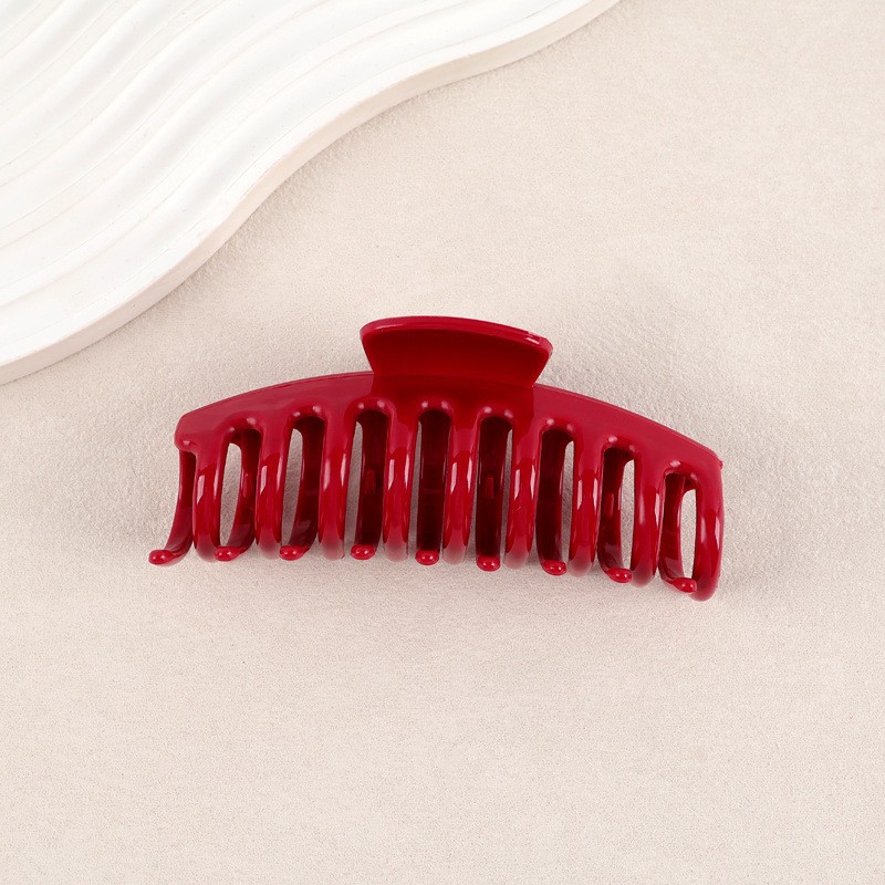 soft rubber shark clip silica gel hairpin hairpin soft anti-collision protection back head clip hair drop-resistant durable hair accessories grip Application Scenario