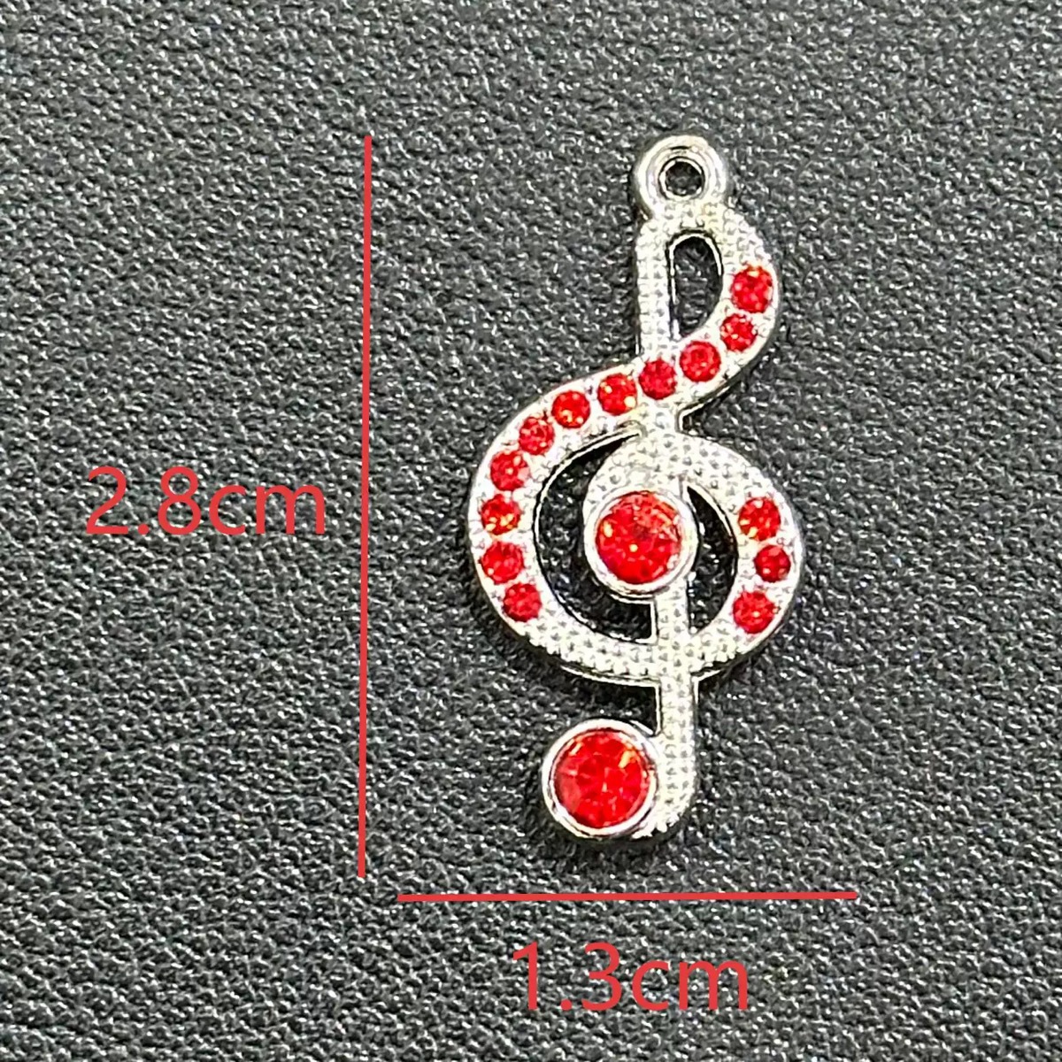 vintage vintage silver diamond note necklace for girls rhinestone musical note simple all-match gift Item Picture