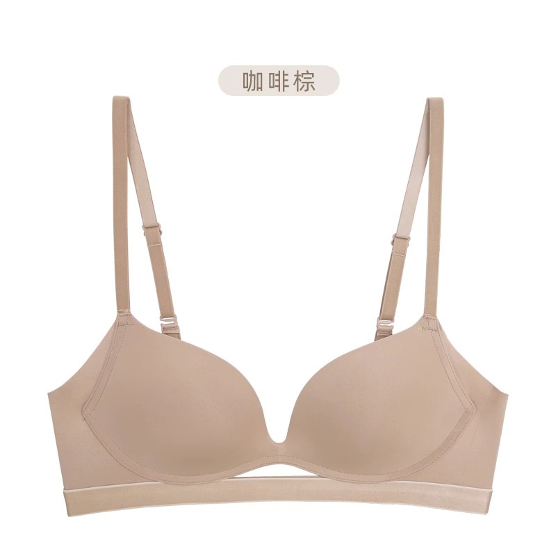 seamless underwear women's small chest push up big wireless bra breast holding anti-sagging sexy bra summer thin full figure